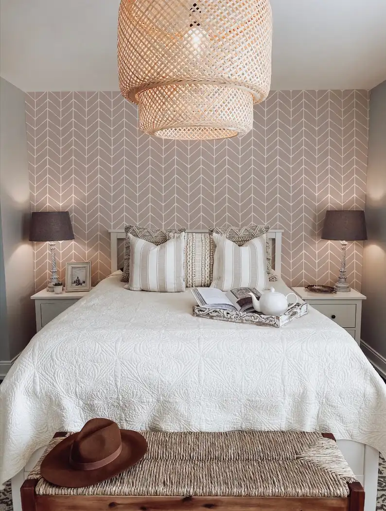 Dining room wallpaper installation Houston TX